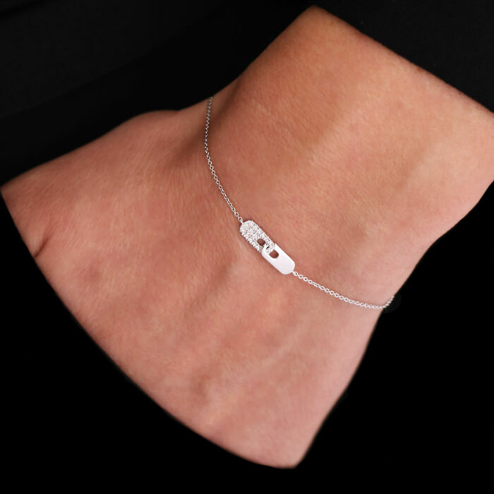 diamond Handcuffs Bracelet