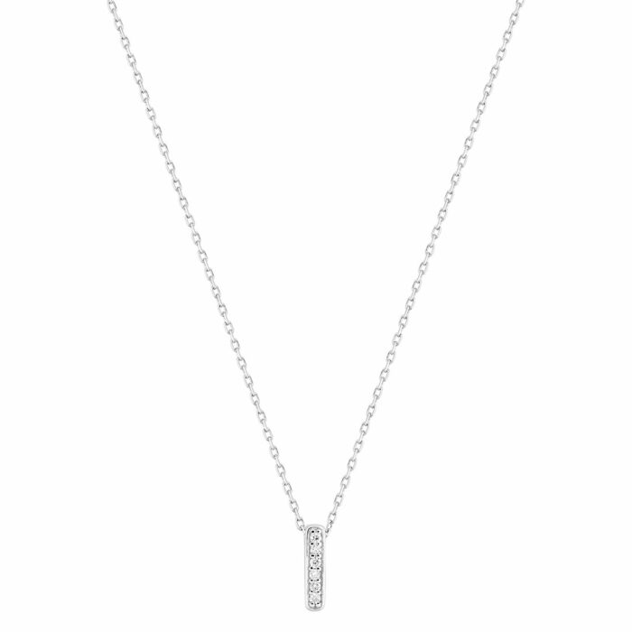 white gold diamond pendant necklace