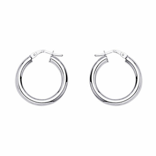 small gold hoop earrings white gold