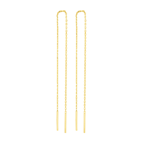 chain gold earrings