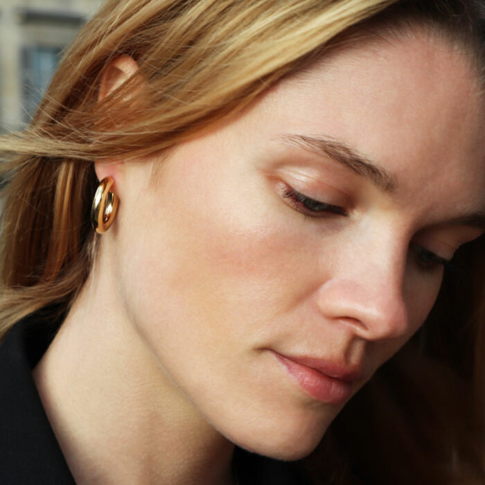 gold small earrings