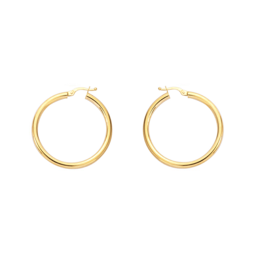 classic gold hoop earrings